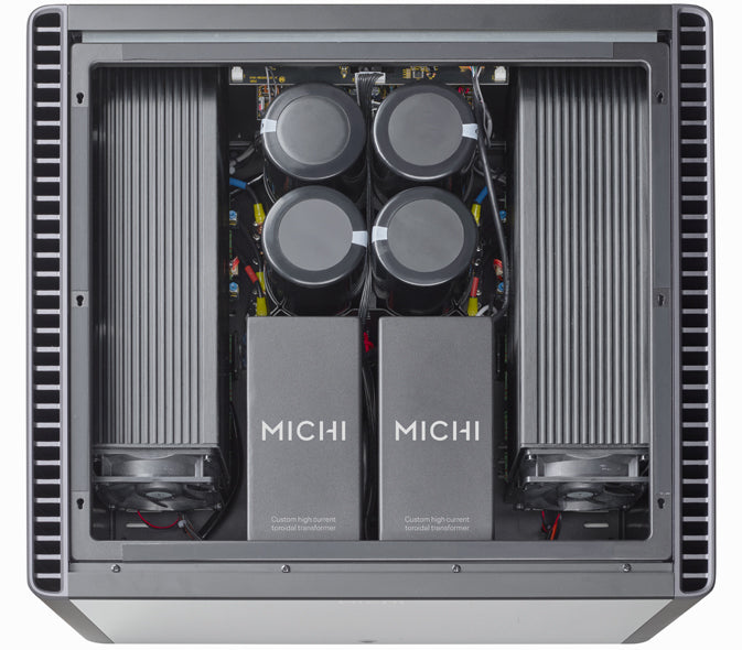 Product Image of the Rotel Michi M8 Mono Power Amplifier Internals
