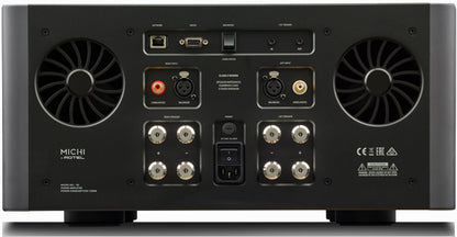 Product Image of the Rotel Michi S5 Stereo Power Amplifier Rear Panel