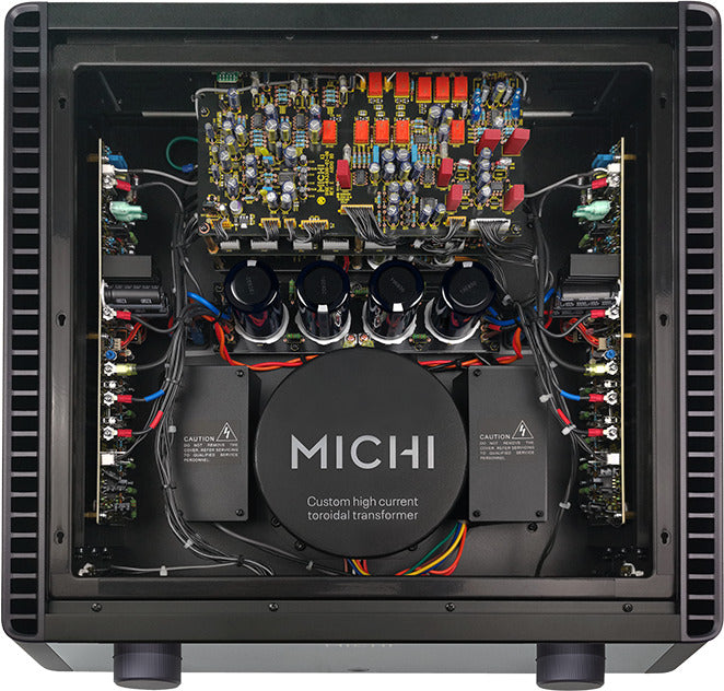 Product Image of the Rotel Michi X3 Integrated Amplifier Internals