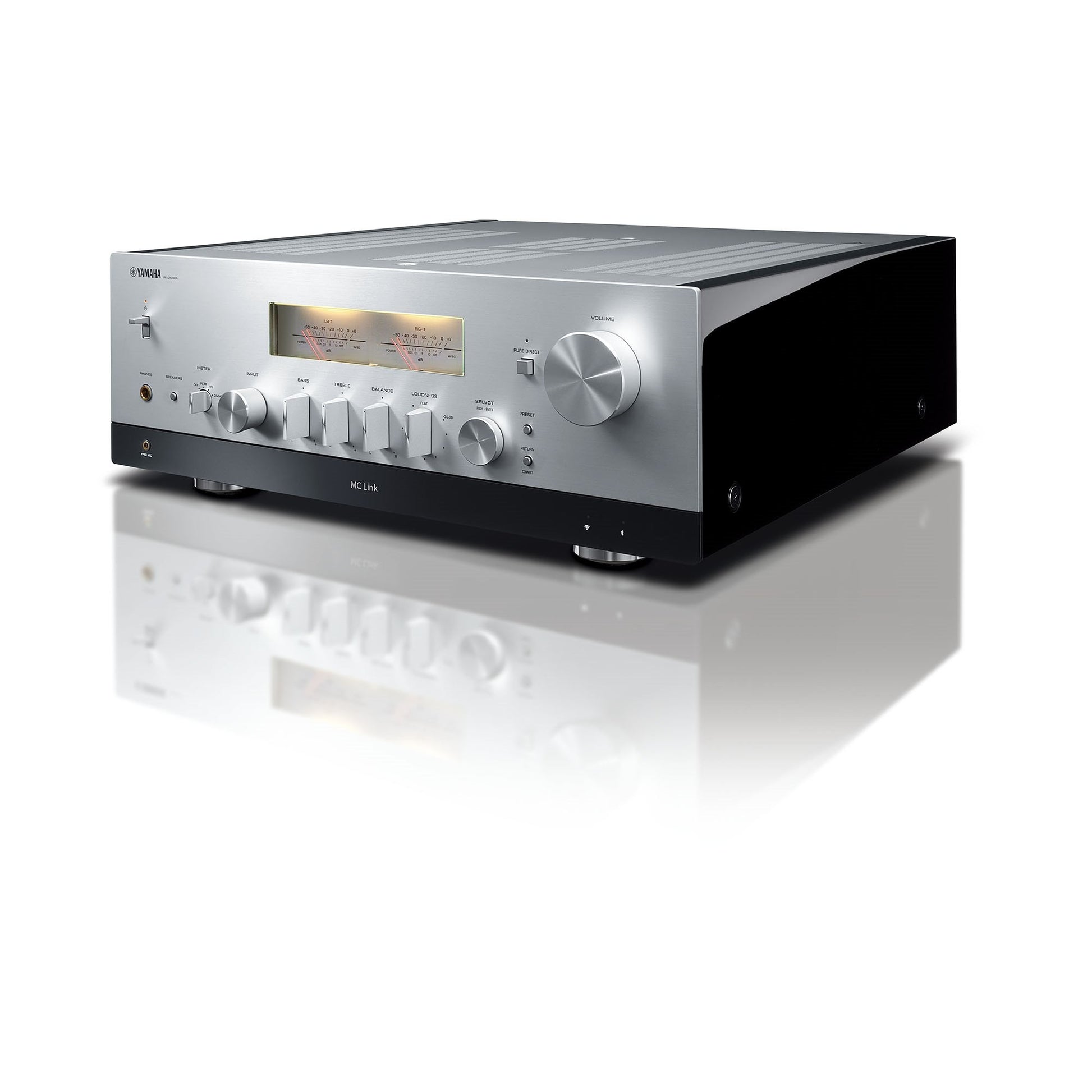 Product Image of the Yamaha R-N2000A Integrated Amplifier in Silver