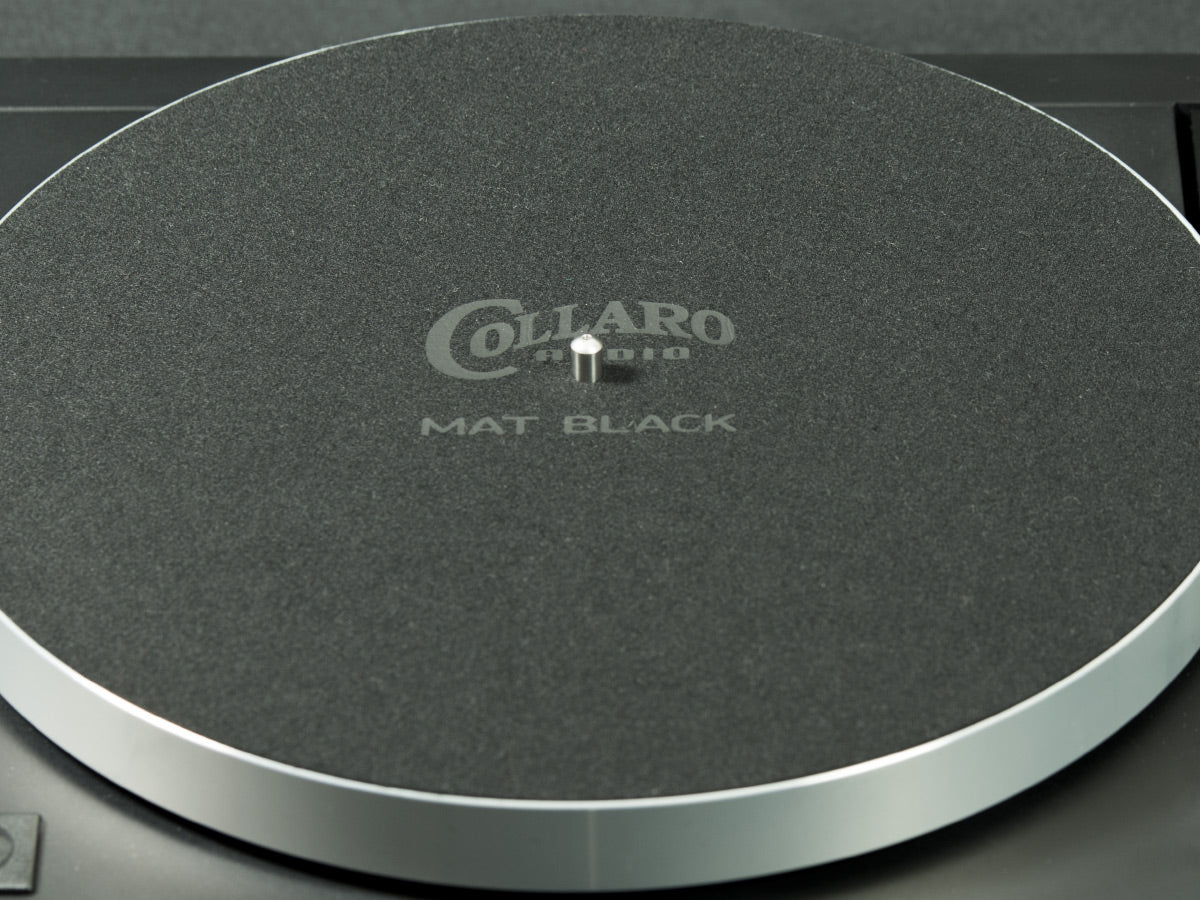 Product Image for the Collaro Mat Black Turntable Mat