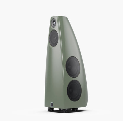 Product Image of the Meridian DSP9 Active Floorstanding Speakers in Sage Green