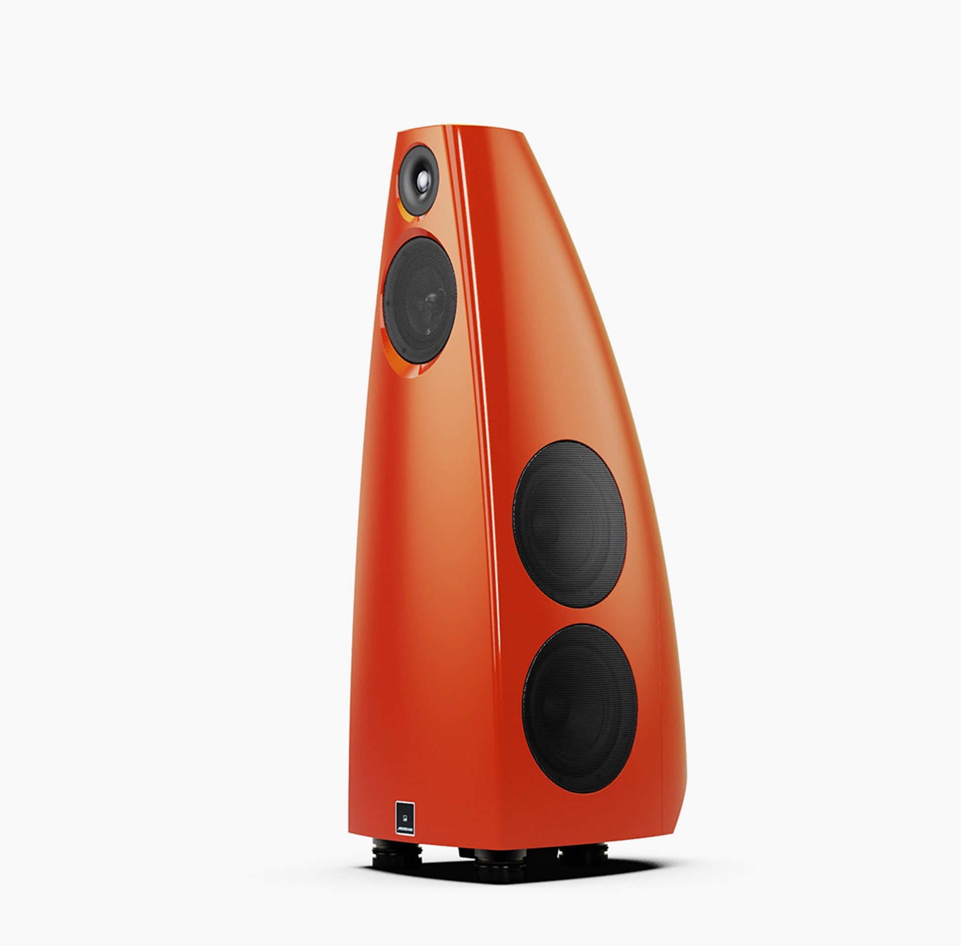 Product Image of the Meridian DSP9 Active Floorstanding Speakers in Volcano Orange