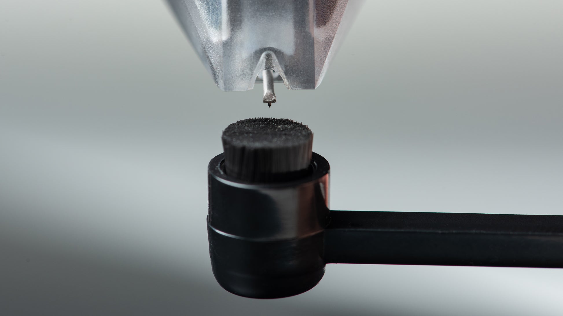 Lifestyle Image of Pro-Ject Clean It Turntable Stylus Cleaning Brush