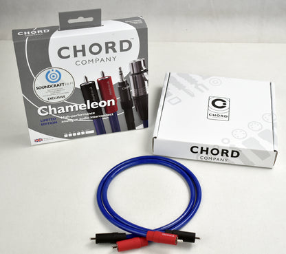 Product image of the Chord Chameleon RCA Cable, exclusive to Soundcraft Hi-Fi