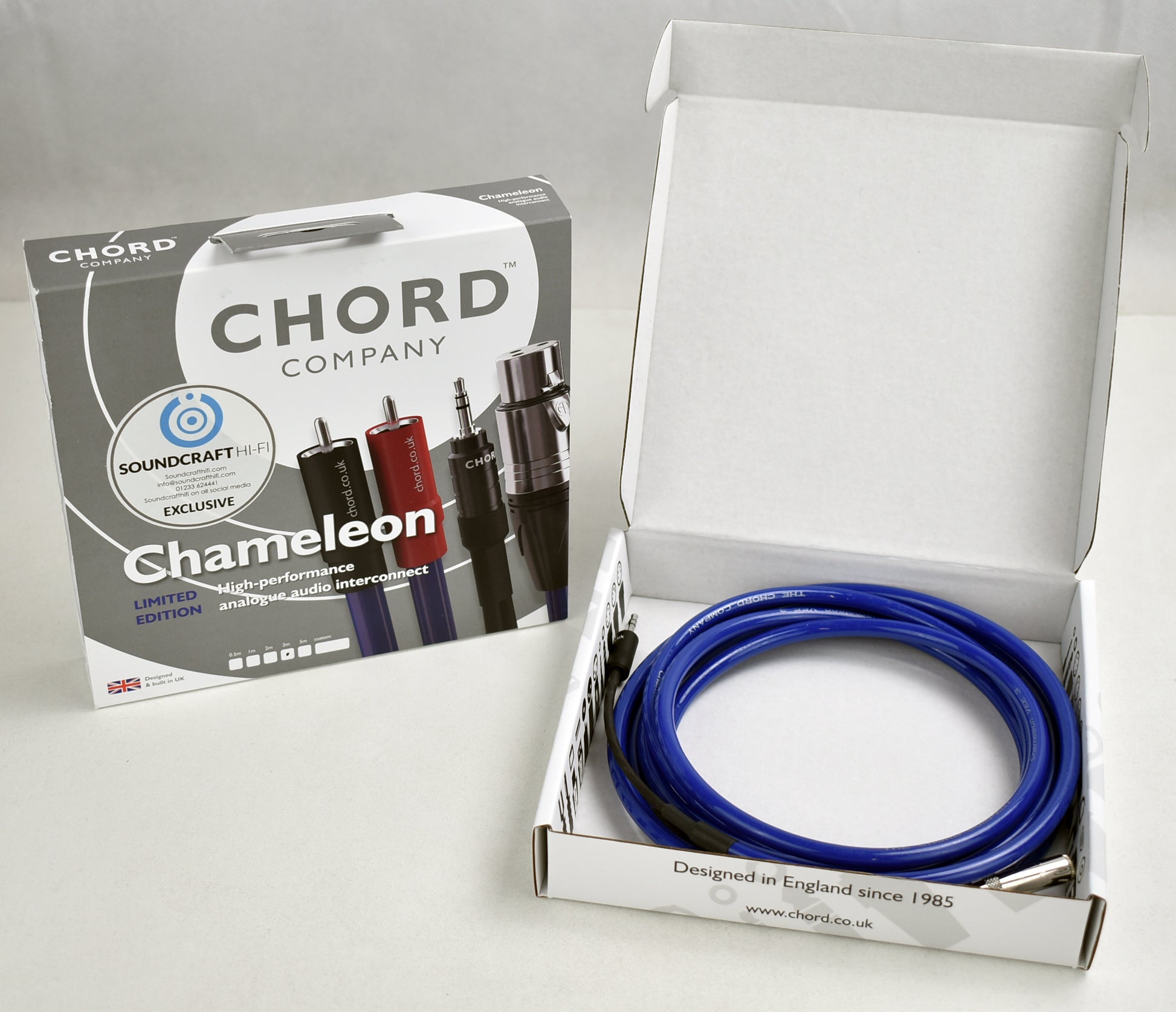Product Image of the Chord Chameleon 3.5mm Jack M - F Extension Cable