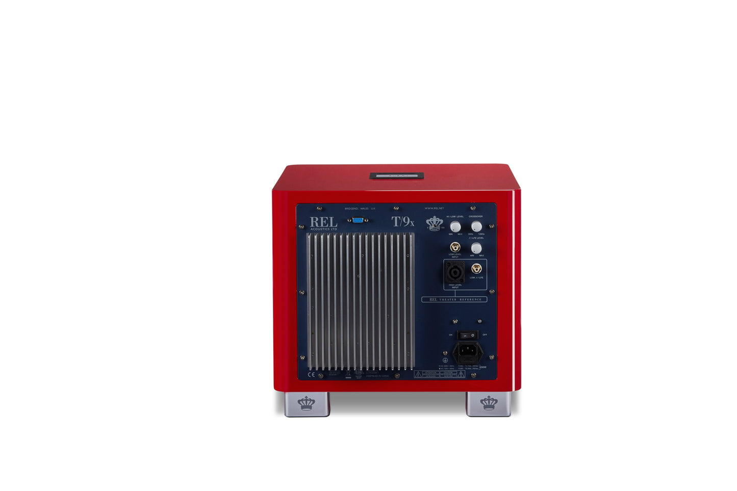 Product image of the REL T/9x Subwoofer in Italian Racing Red