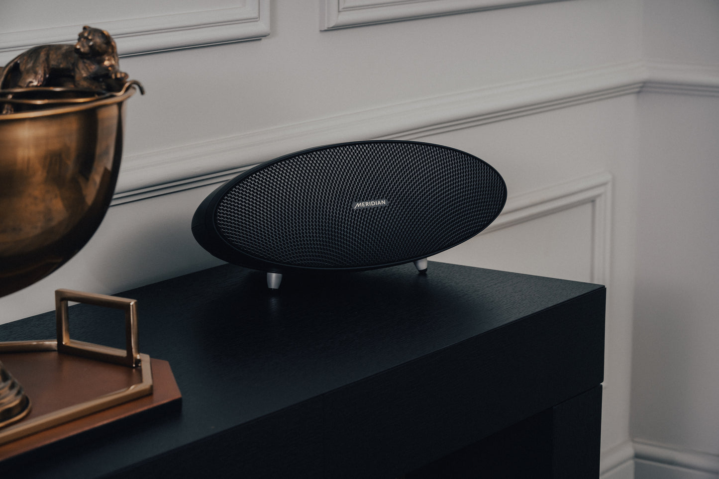 Lifestyle Image of the Meridian Ellipse Wireless Speaker