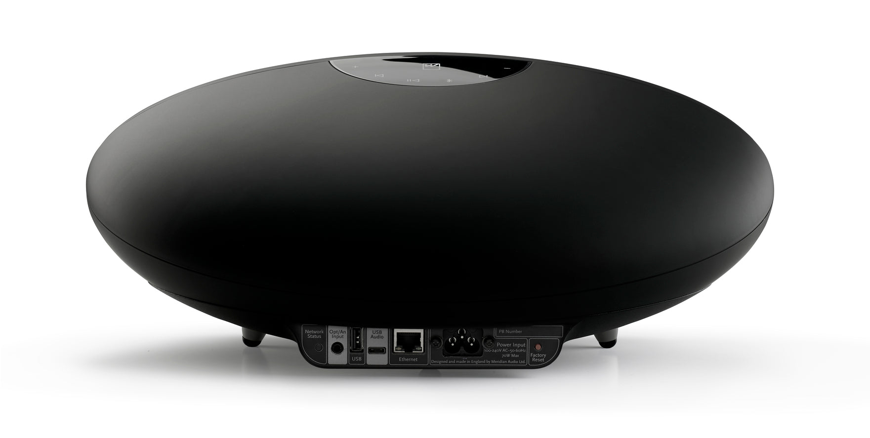 Product Image of the Meridian Ellipse Wireless Speaker Rear Panel