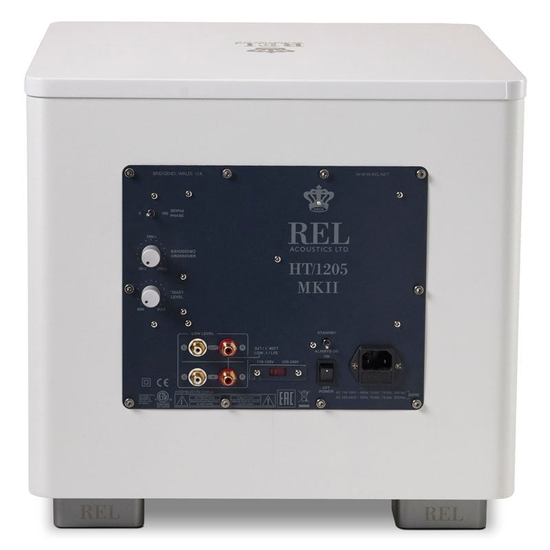 Product Image of the REL HT/1205 MKII Subwoofer Rear in White