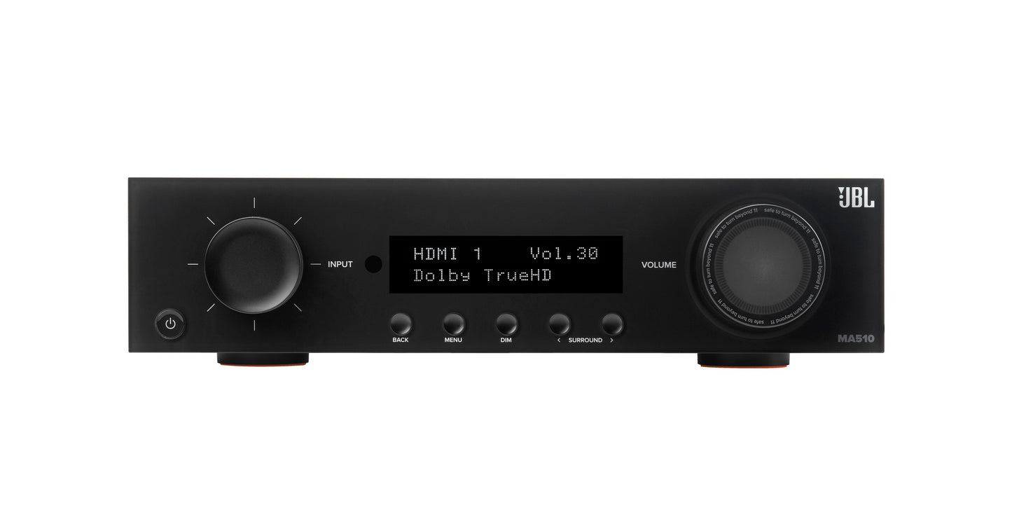 Product Image of the JBL MA510 AV Receiver in Black