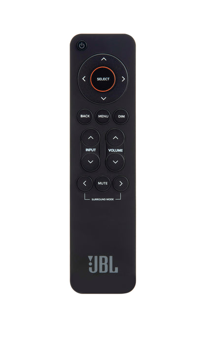 Product Image of the JBL MA710 AV Receiver Remote in Black