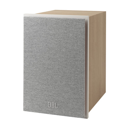 Product Image of the JBL Stage 240B Bookshelf Speakers in Latte/White