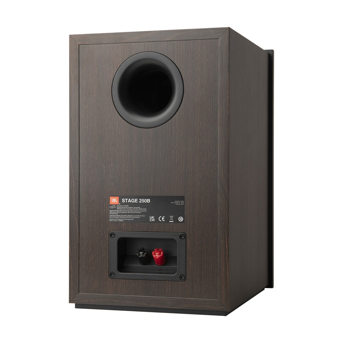 Product Image of the JBL Stage 250B Bookshelf Speakers in Espresso/Black
