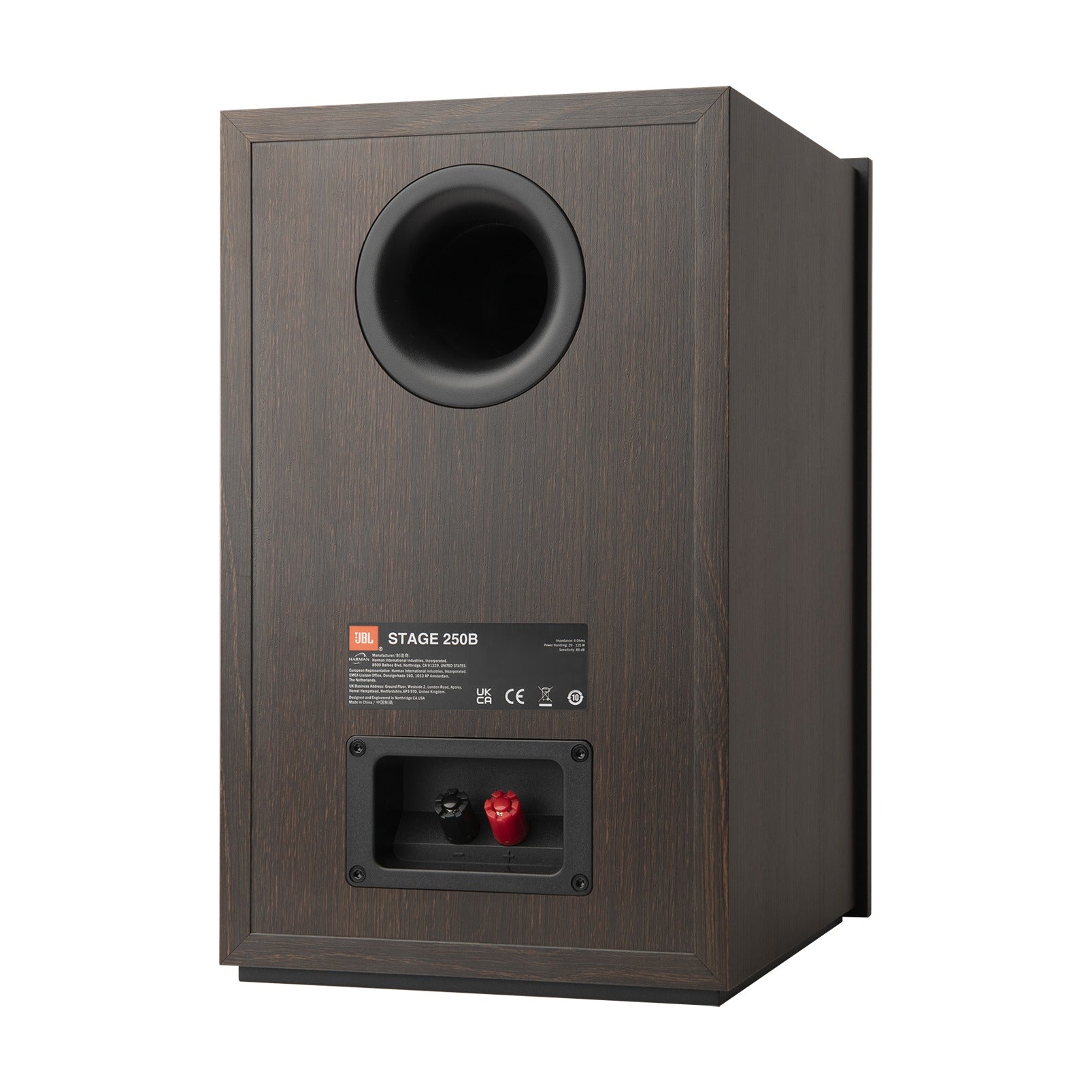 Product Image of the JBL Stage 250B Bookshelf Speakers in Espresso/Black