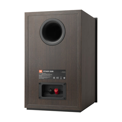 Product Image of the JBL Stage 250B Bookshelf Speakers in Espresso/Black