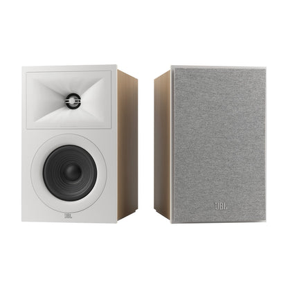 Product Image of the JBL Stage 250B Bookshelf Speakers in Latte/White