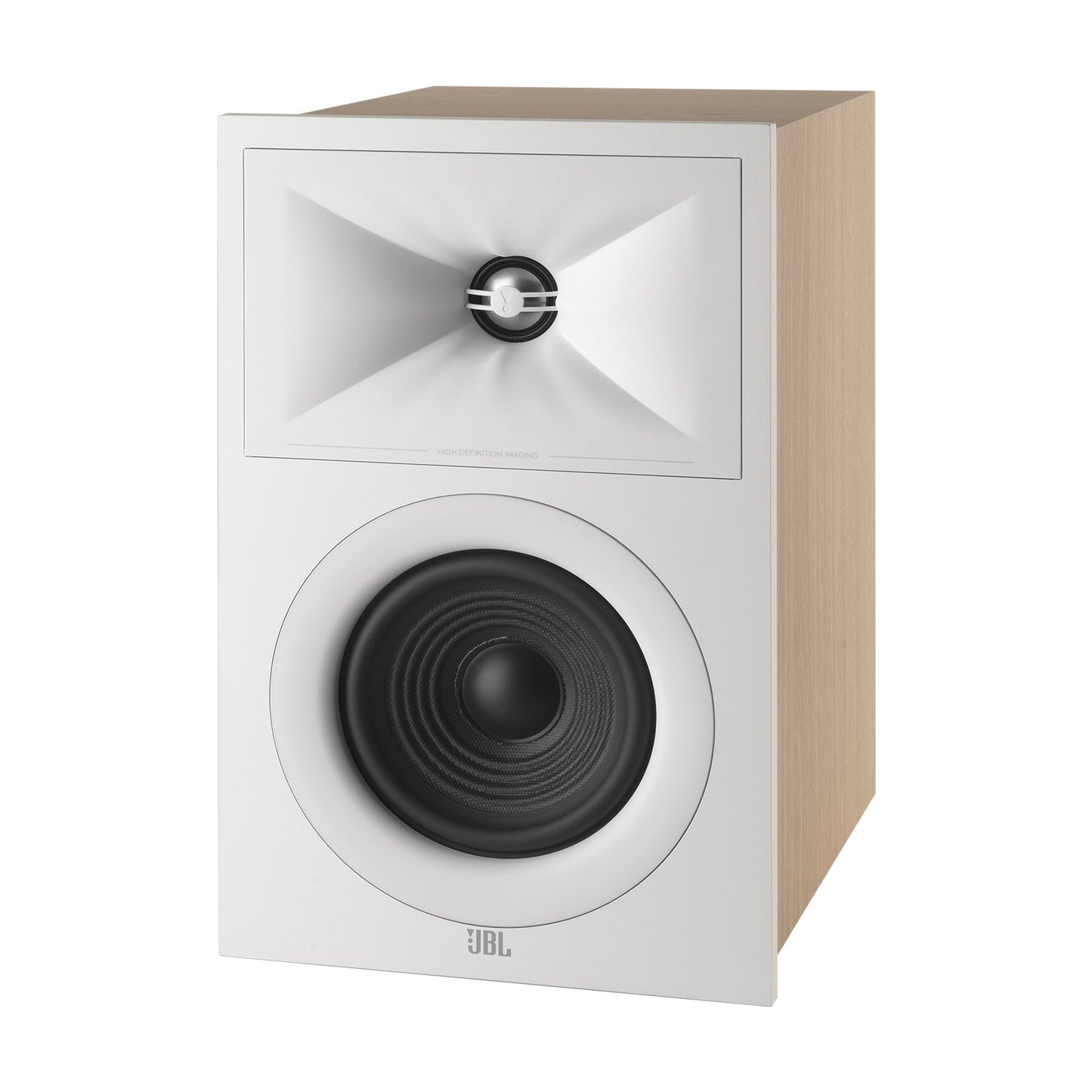 Product Image of the JBL Stage 250B Bookshelf Speakers in Latte/White