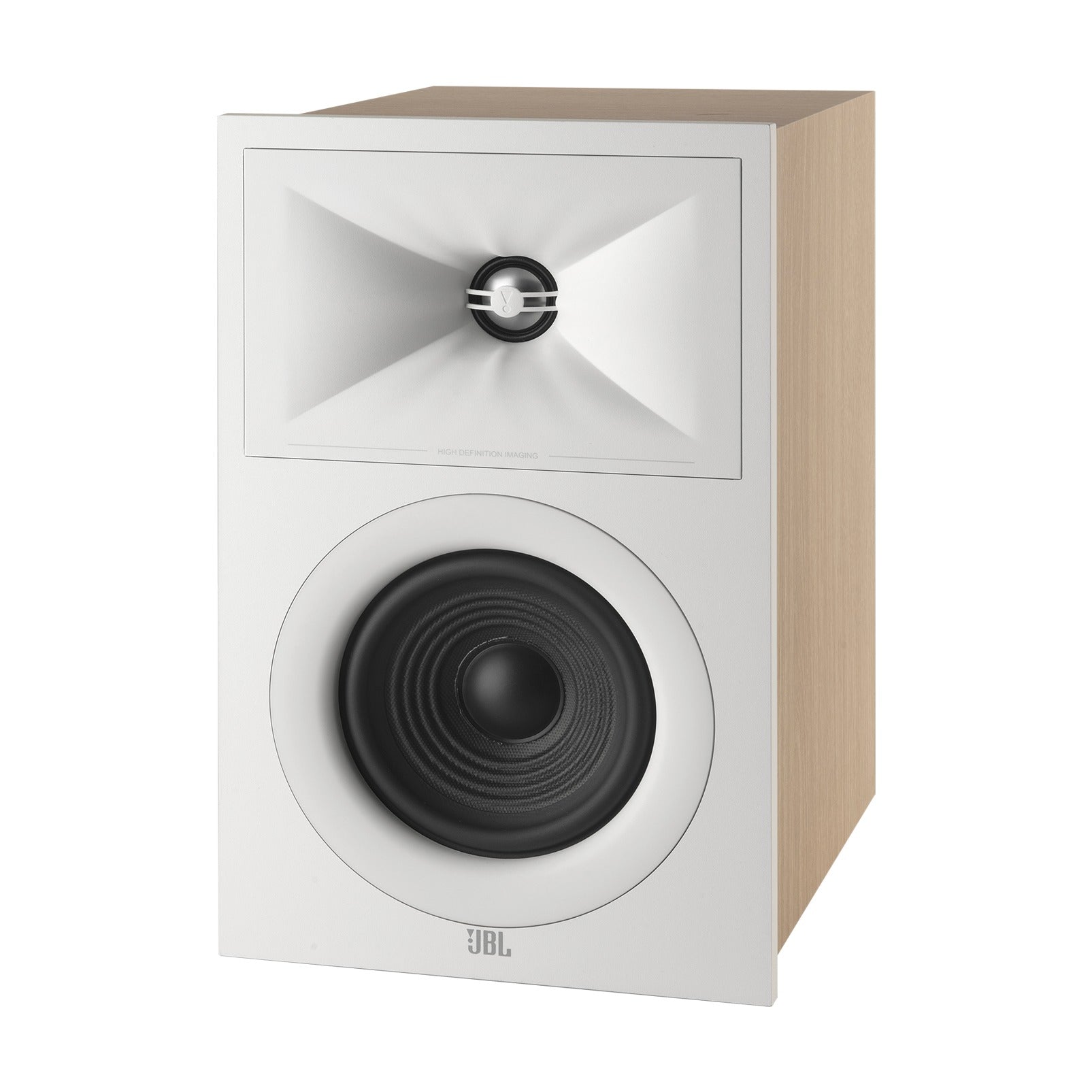 Product Image of the JBL Stage 250B Bookshelf Speakers in Latte/White