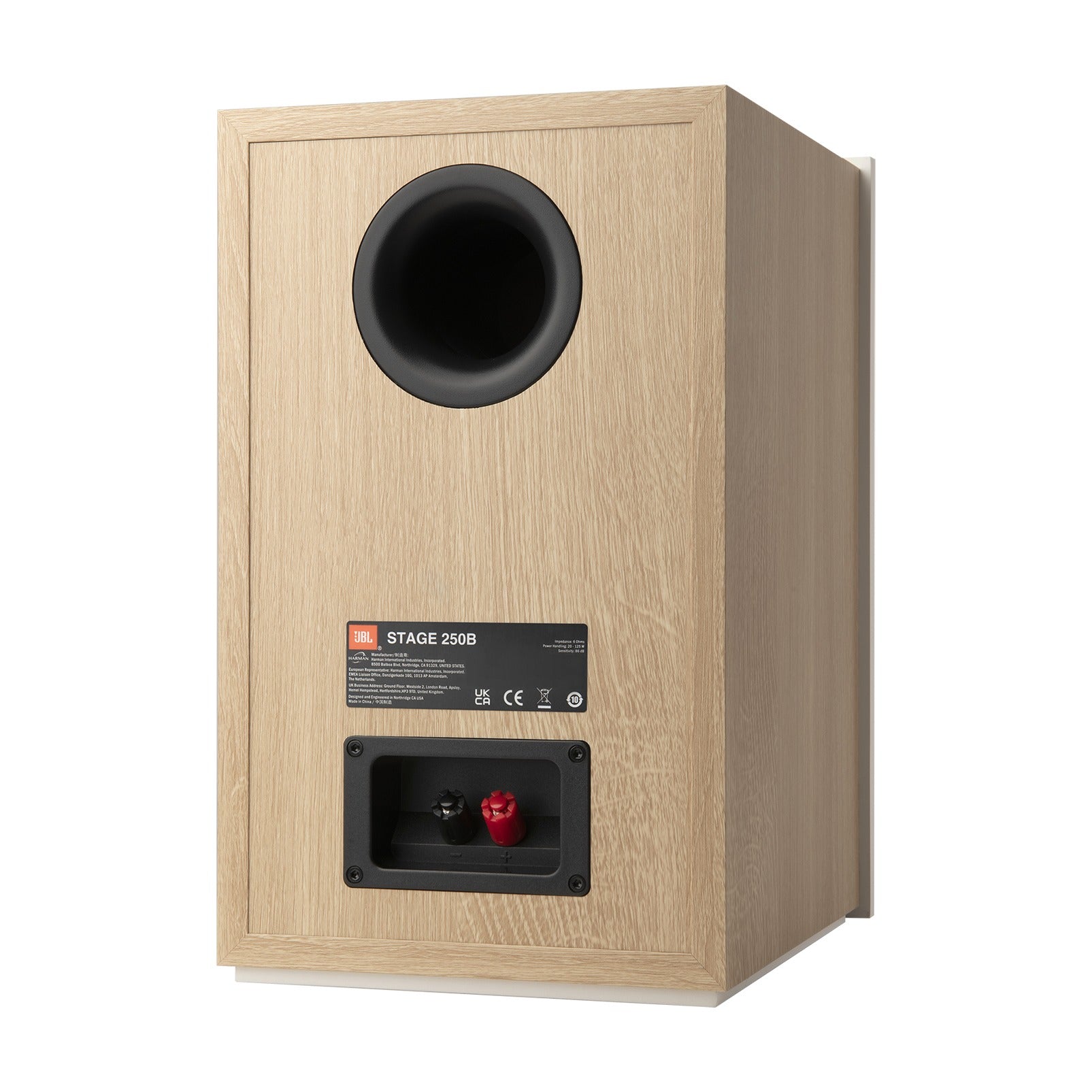 Product Image of the JBL Stage 250B Bookshelf Speakers in Latte/White