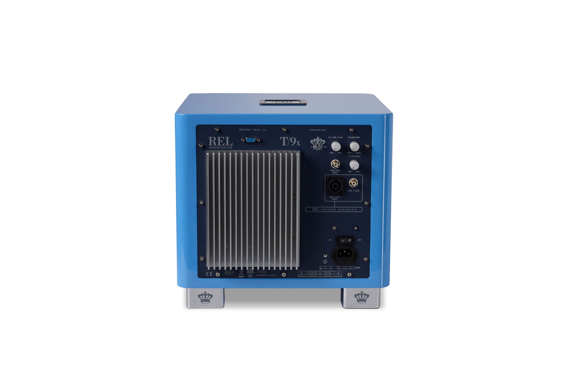 Product image of the REL T/9x Subwoofer in French Racing Blue