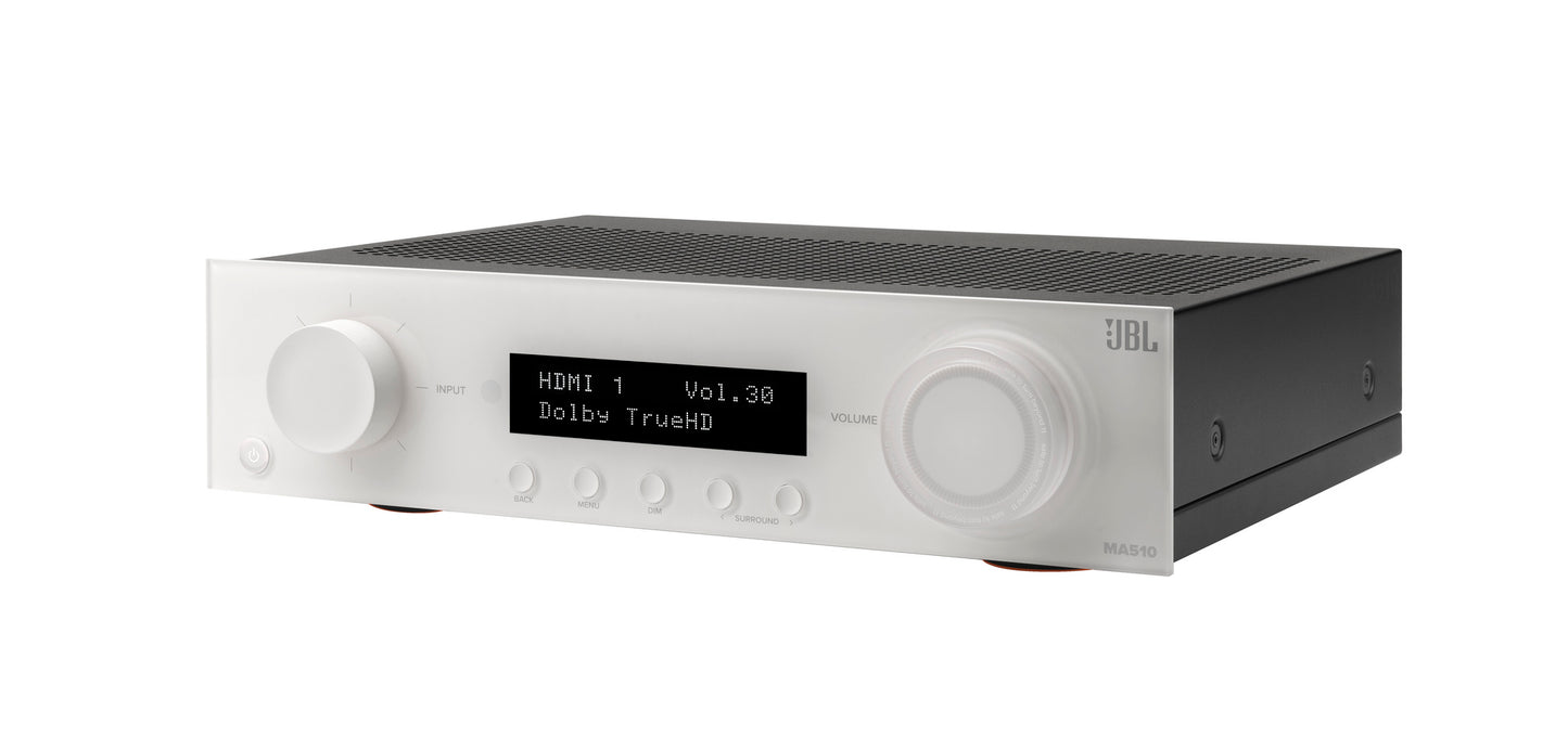 Product Image of the JBL MA510 AV Receiver in White