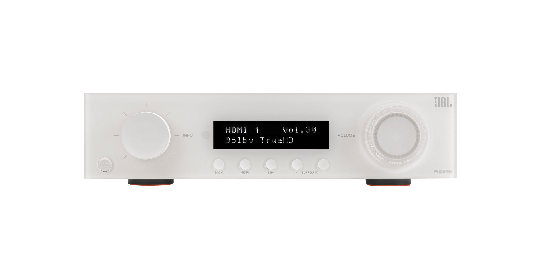 Product Image of the JBL MA510 AV Receiver in White