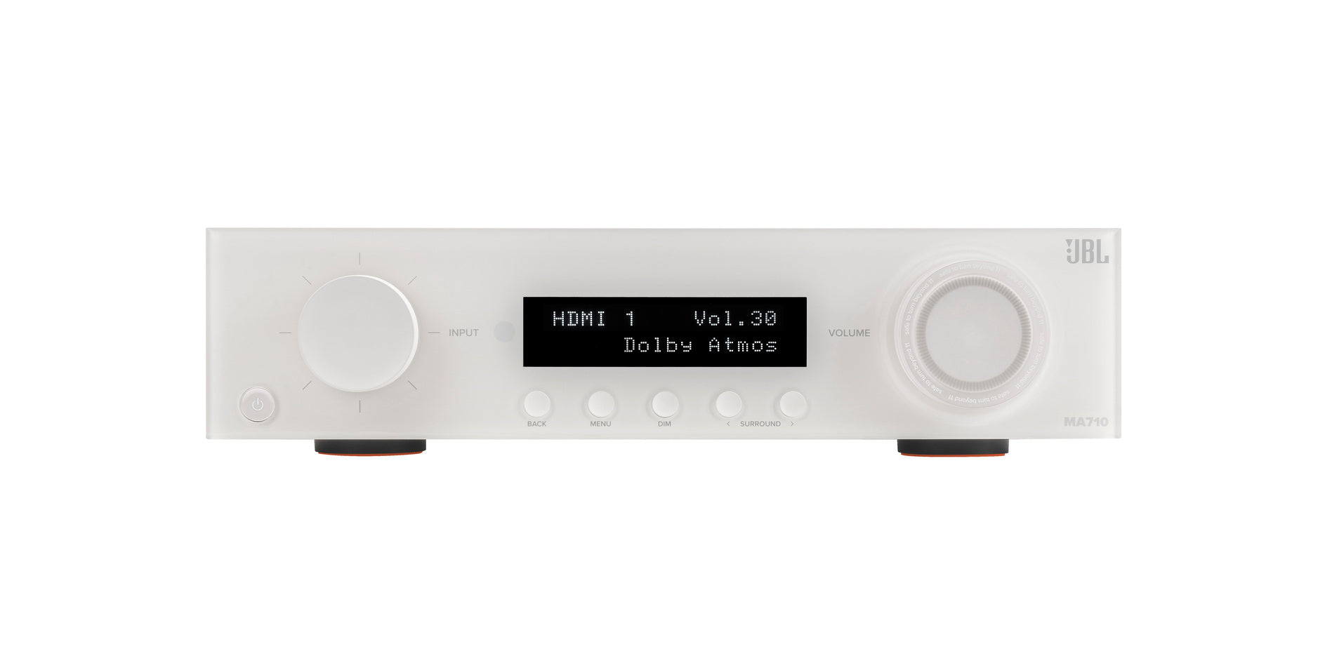 Product Image of the JBL MA710 AV Receiver in White