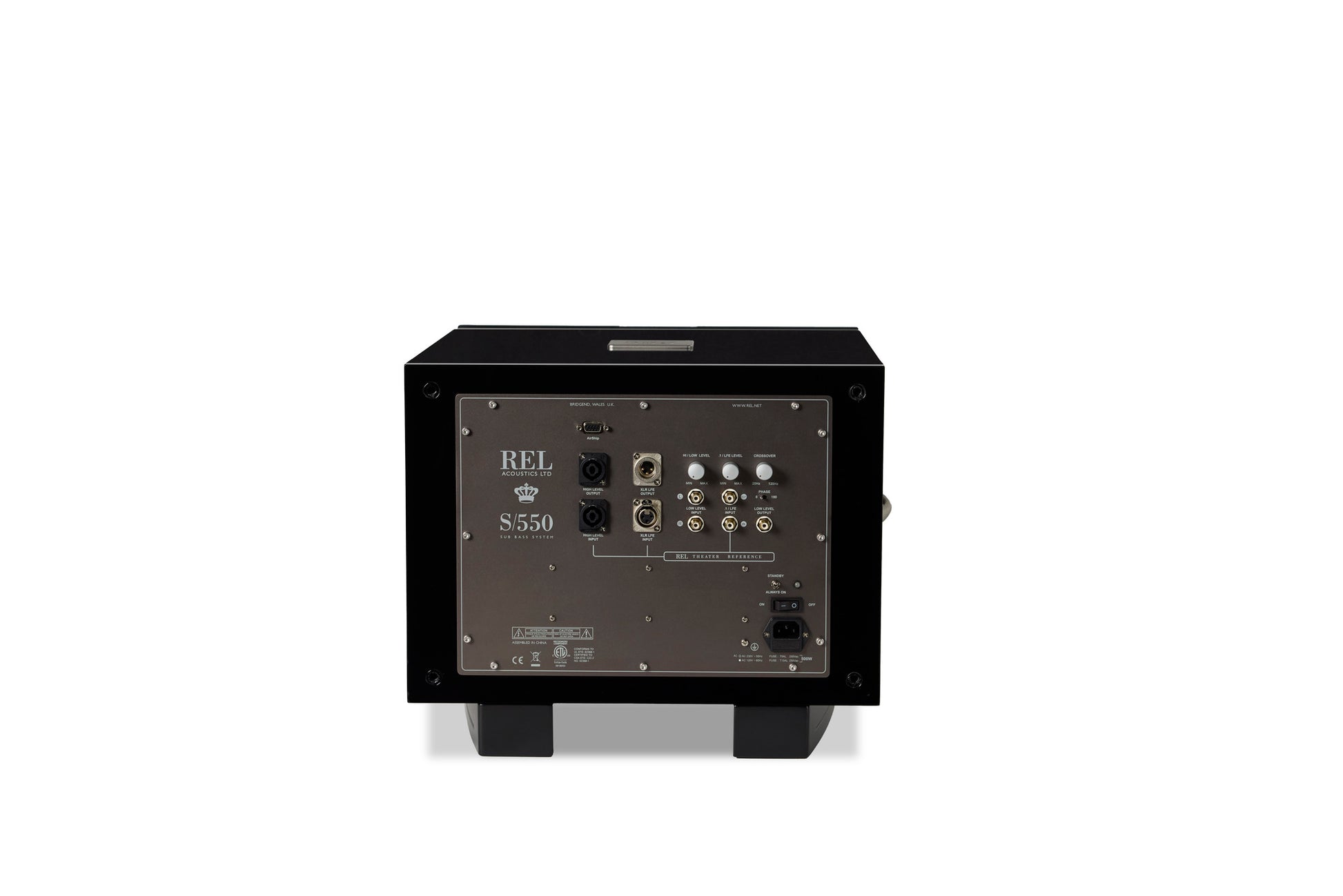Product Image of the REL S/550 Subwoofer in Black