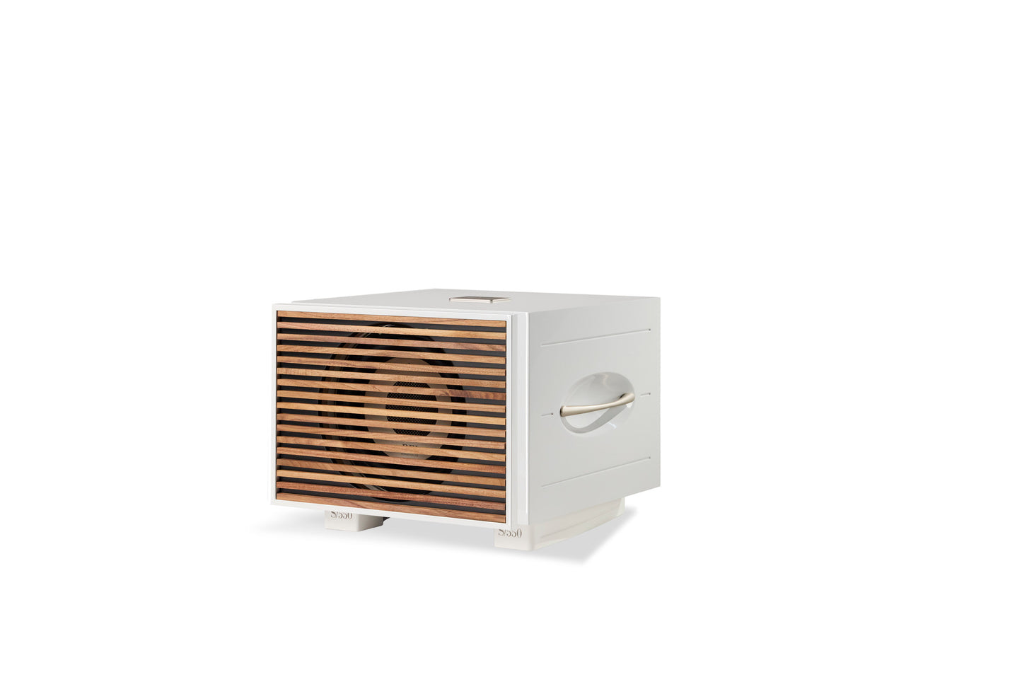 Product Image of the Premium Wood Grille for the REL S550 in White