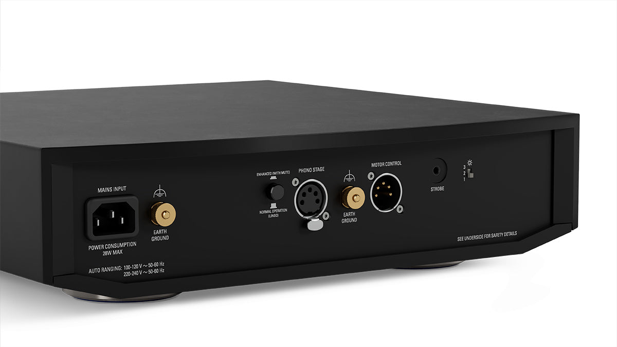 Product Image of the Linn Klimax Radikal LP12 Power Supply Rear Panel in Black