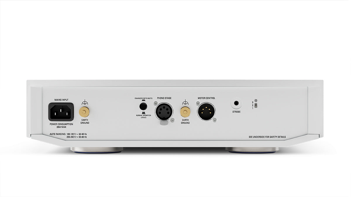 Product Image of the Linn Klimax Radikal LP12 Power Supply Rear Panel in Silver
