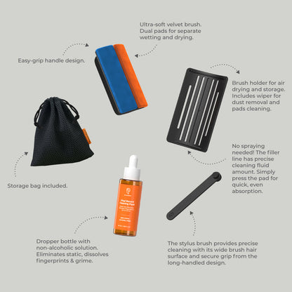 Product Image of HumminGuru I-Brush 5-in-1 Record Cleaning Kit