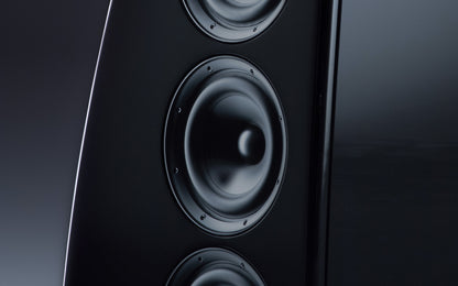 Product Image of the Meridian DSP8000XE Active Floorstanding Speakers in Gloss Black
