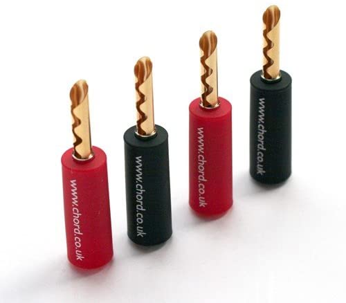 Chord Speaker Plug Termination Kit (Pack of 4 Z Banana Plugs)