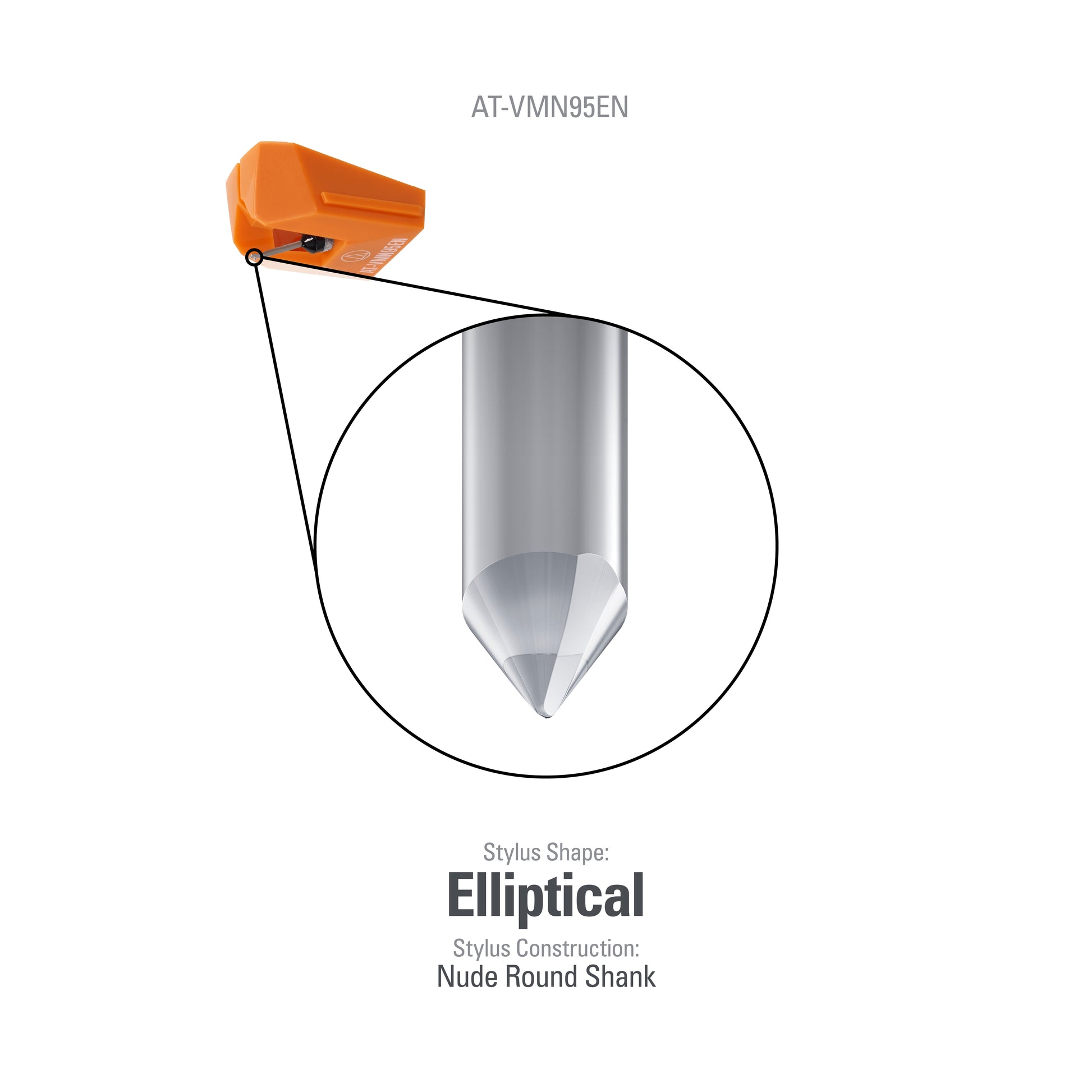 Product Image of the Audio Technica AT-VMN95EN Moving Magnet Stylus