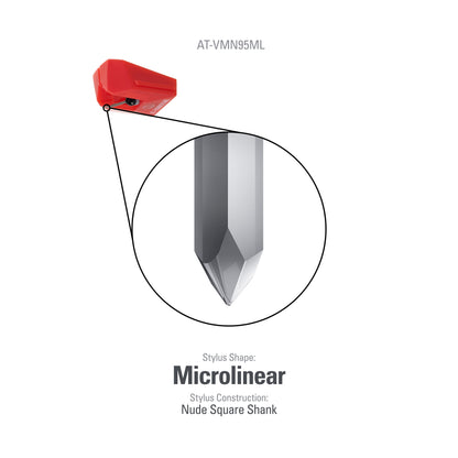 Product Image for the Audio Technica AT-VMN95ML Moving Magnet Stylus