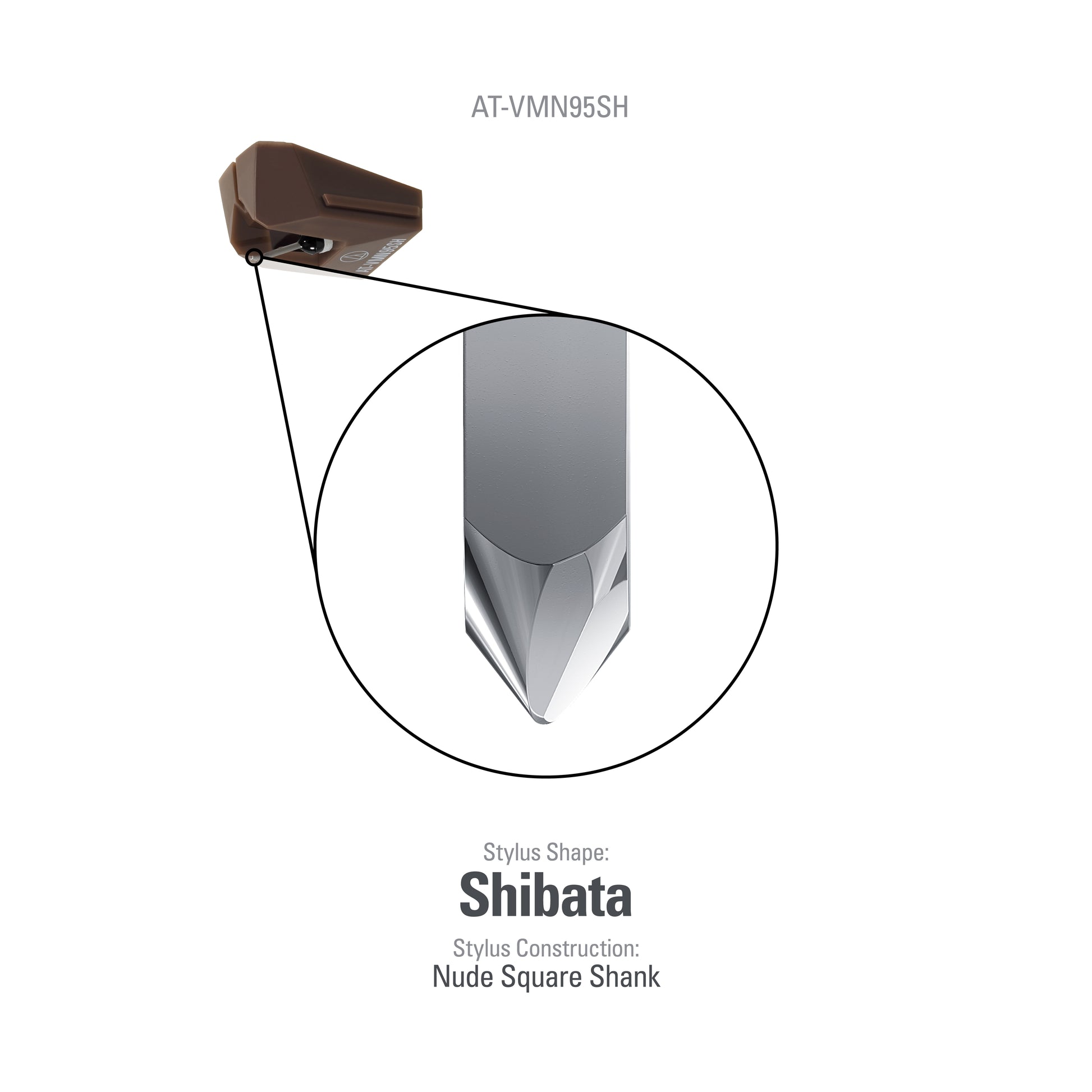 Product Image of the Audio Technica AT-VMN95SH Moving Magnet Stylus
