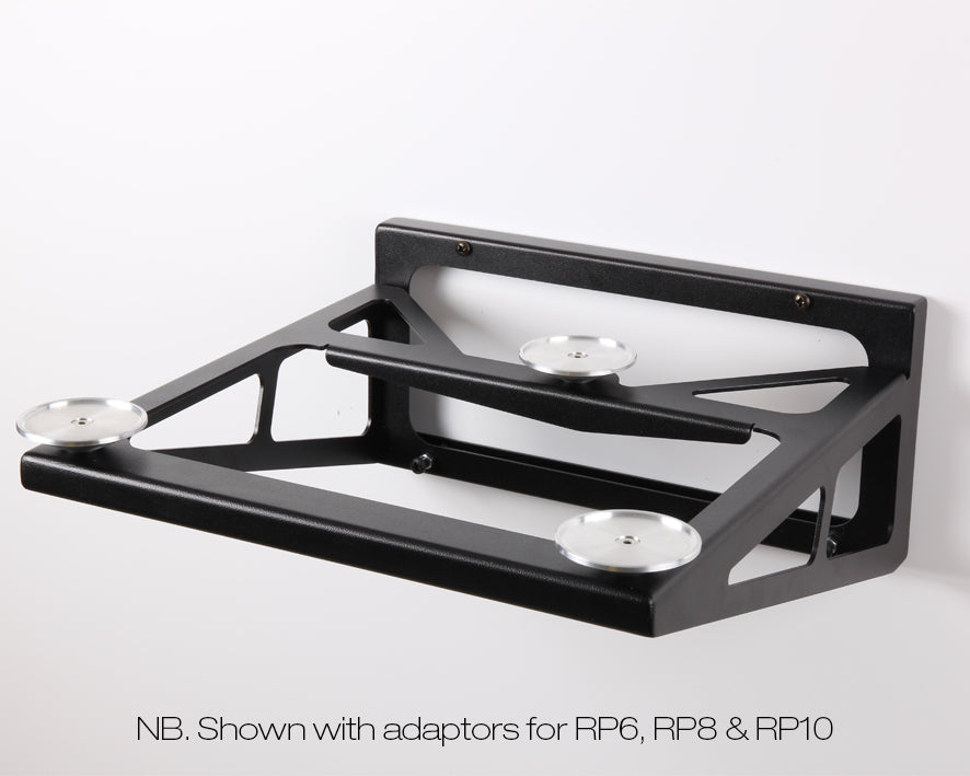 Product Image of a Rega Turntable Wall bracket with RP6, RP8 & RP10 Adaptors in black