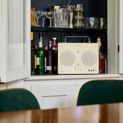 Lifestyle Image of Tivoli SongBook Portable Speaker/Pre-Amp with Analog EQ, Bluetooth & Aux-In
