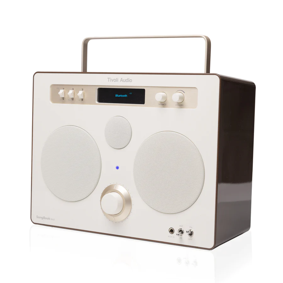Product Image of Tivoli SongBook Max Portable FM/DAB Radio/Speaker with Pre-Amp, Analog EQ, Bluetooth & Aux-In