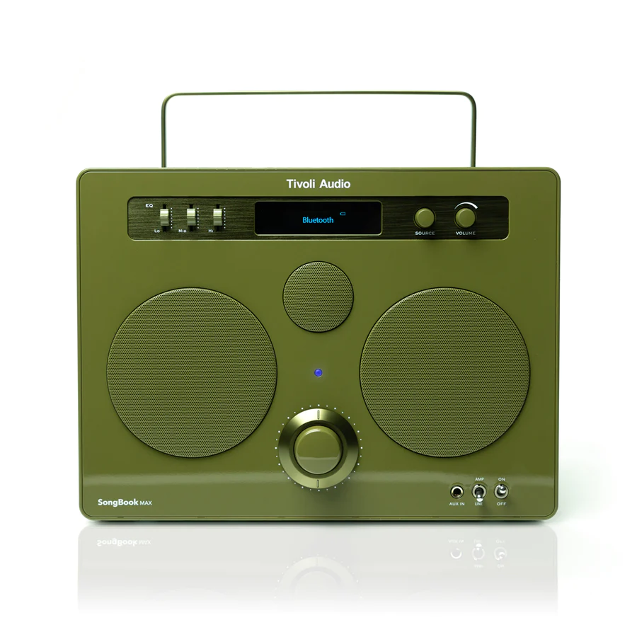 Product Image of Tivoli SongBook Max Portable FM/DAB Radio/Speaker with Pre-Amp, Analog EQ, Bluetooth & Aux-In
