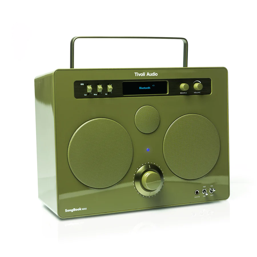 Product Image of Tivoli SongBook Max Portable FM/DAB Radio/Speaker with Pre-Amp, Analog EQ, Bluetooth & Aux-In