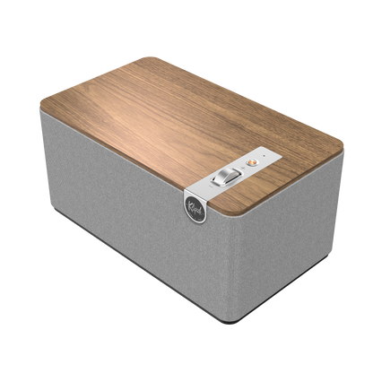 Product Image of the Klipsch Three Plus Bluetooth Speaker in Walnut