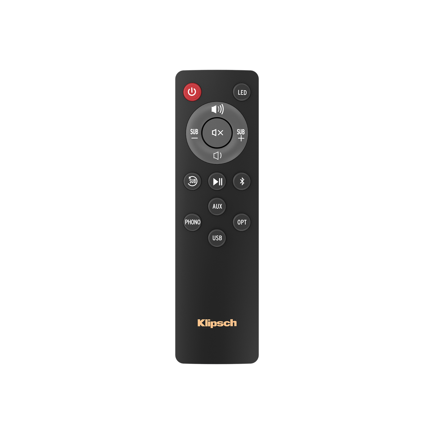 Product Image of the Klipsch R-50PM Powered Bookshelf Speakers Remote