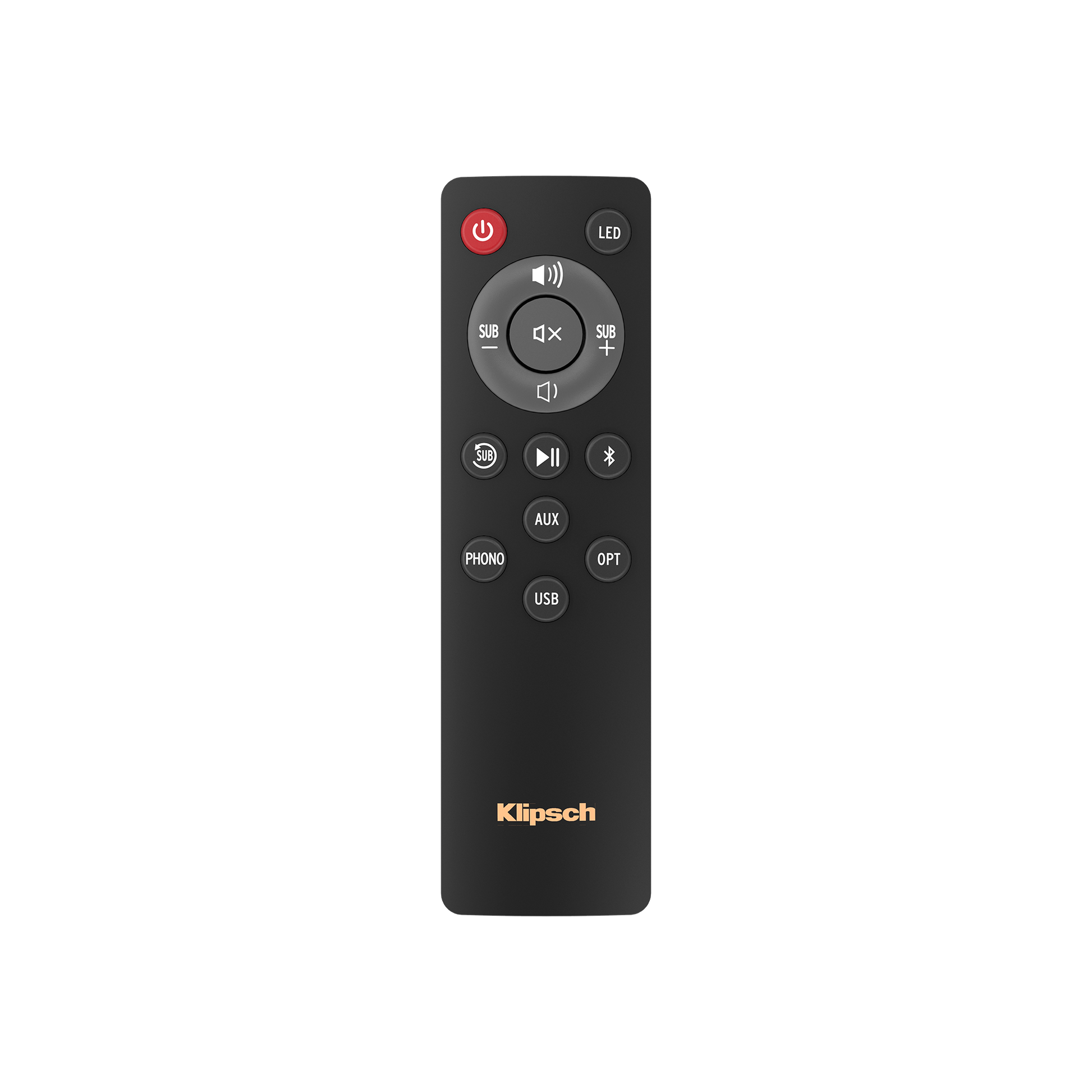 Product Image of the Klipsch R-50PM Powered Bookshelf Speakers Remote