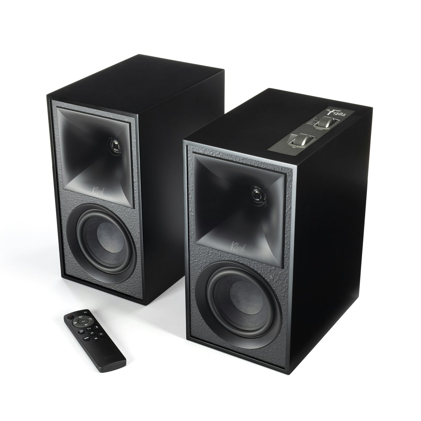 Product Image of the Klipsch The Fives Powered Bookshelf Speakers in Black