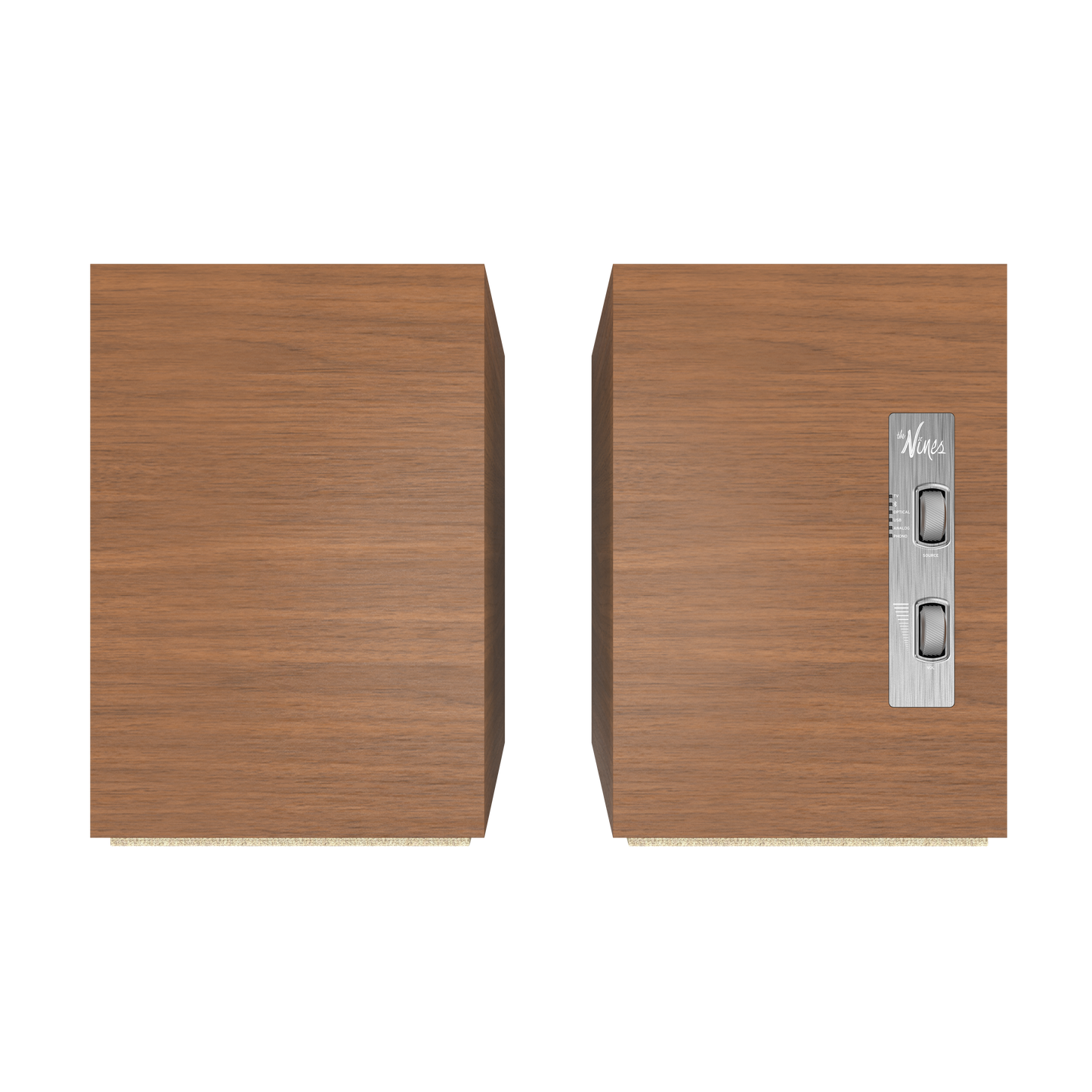 Product Image of the Klipsch The Nines Powered Bookshelf Speakers in Walnut
