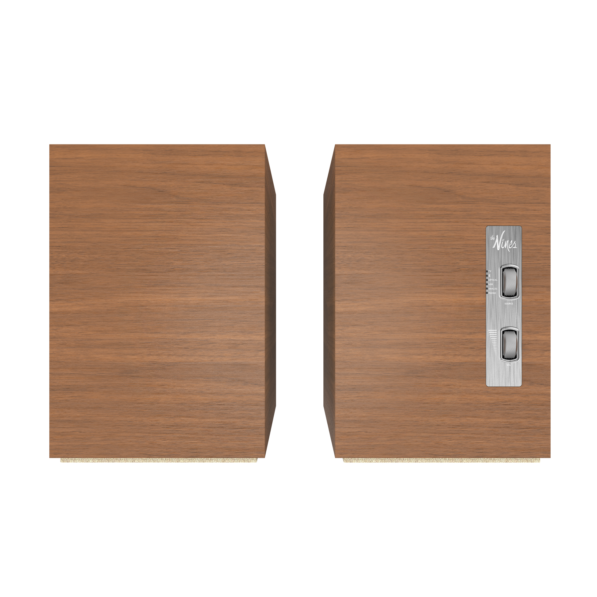 Product Image of the Klipsch The Nines Powered Bookshelf Speakers in Walnut