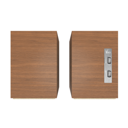Product Image of the Klipsch The Nines Powered Bookshelf Speakers in Walnut